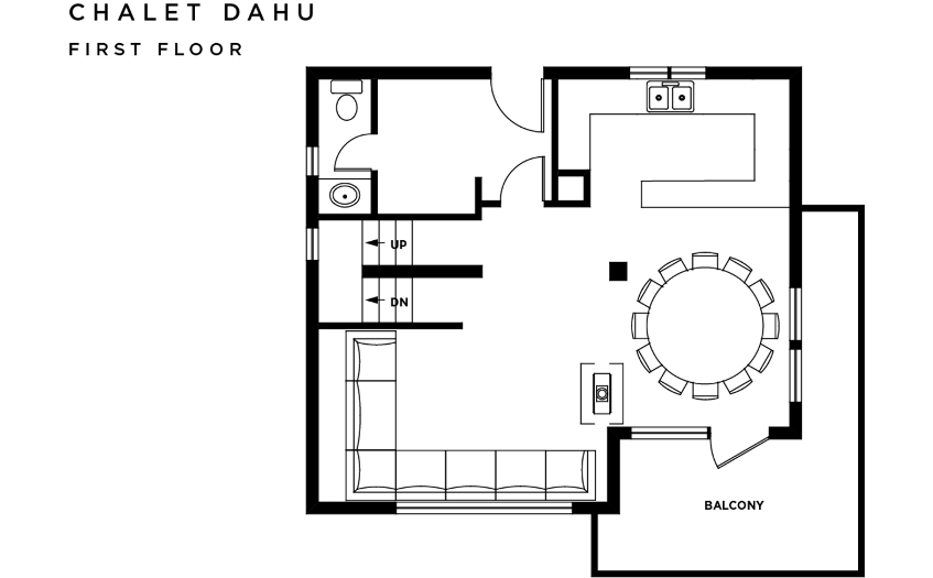 Chalet Dahu Les Arcs Floor Plan 2